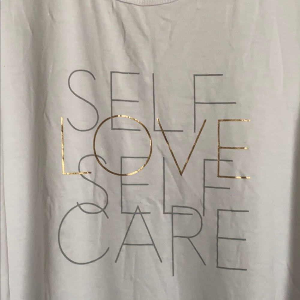 Glyder yoga workout tank. SELF CARE SELF LOVE